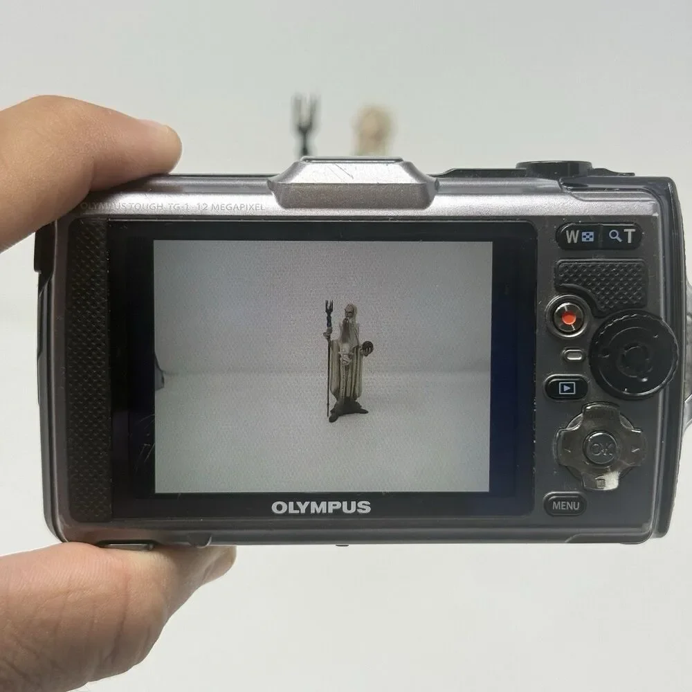 Olympus Tough TG-1 Waterproof Digital Camera Black Tested No Charger